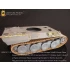 1/35 WWII SdKfz.171 Panther D/A Racks & Brass Storage Tube& Exhaust Pipes Brackets