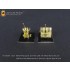 1/144 U-Boot VII C/41 Metal Periscope &2cm Flak C/38&3.7cm Flak M42 for Revell 05100