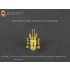 1/144 WWII Navy Vessel Twin 3.7cm Flak M42 w/Metal Barrel &Gun Shield for Revell
