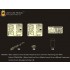 1/35 .303in(7.7mm) Vickers MG w/Twin Mountings for WWII British MTBs/MGBs for Italeri kits