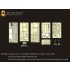 1/35 WWII British Vosper 72ft6in MTBs Bridge Detail Set for Italeri kits