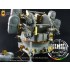 Upgrade Set for 1/35 WWII US Quad Gun Trailer M55 for Dragon kit #6540