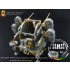 Upgrade Set for 1/35 WWII US Quad Gun Trailer M55 for Dragon kit #6540