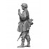 1/48 WWII Waffen Soldier Wearing Phancho