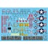 Decals for 1/32 Grumman F-14 Tomcat High-Visibility Stencil Set For Trumpeter Kit