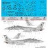 1/32 F-14A Jolly Rogers low Visibility USS NIMITZ Decal for Trumpeter kit