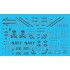 Decals for 1/48 Grumman F-14A Tomcat Vf-84 Jolly Rogers 200 Low Visibility