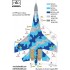Decal for 1/48 Ukrainian Su-27 P1M Falnker B Digit Camouflage 