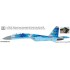 Decal for 1/48 Ukrainian Su-27 P1M Falnker B Digit Camouflage 