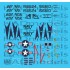 Decals for 1/72 RA-5C Vigilante part 3 / USS Nimizt with full stencil