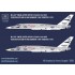 Decals for 1/72 RA-5C Vigilante part 3 / USS Nimizt with full stencil