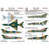 1/48 Mikoyan-Gurevich MiG-21 Bis Dry-Water Decal sheet