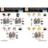 1/48 F-4 Phantom II Patches and Helmet Markings (New Extended Version) Decal Sheet