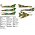 1/48 MiG-21/MiG-23 Hungarian AF Individual Markings Decal Sheet