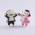 Japanese Robot Tiny MechatroMATE No.02 "Black & Peach" (length:41mm, width: 31mm, 2 kits)