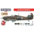 Acrylic Paint Set for Airbrush - RAF South-East Asia (6x 17ml)