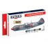 Acrylic Paint Set for Airbrush - WWII Late Soviet Air Force from mid-1943 till end of war (17ml x 6)