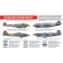 Acrylic Paint Set for Airbrush - WWII Late Soviet Air Force from mid-1943 till end of war (17ml x 6)