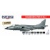 Acrylic Paint Set for Airbrush - Falklands Conflict Set Vol.2: British Planes (17ml x 8)