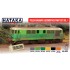 Acrylic Paint Set for Airbrush - Polish Railways Locomotives Set Vol.1: in 2000s (17ml x 6)