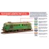 Acrylic Paint Set for Airbrush - Polish Railways Locomotives Set Vol.1: in 2000s (17ml x 6)
