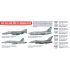 Acrylic Paint Set for Airbrush - USAF, USN & USMC (Modern Greys) Camouflage late 1970s-present (17mlx8)