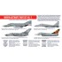 Acrylic Paint Set for Airbrush - Modern Luftwaffe Vol.3: since 1990s (17ml x 6)