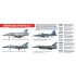 Acrylic Paint Set for Airbrush - Modern Hellenic AF Vol.2: Greek Aircraft since 1980s (17ml x 8)