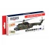 Acrylic Paint Set for Airbrush - Royal Netherlands AF Vol.1:Dutch Helicopters since 1970s (17ml x 8)