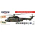 Acrylic Paint Set for Airbrush - Royal Netherlands AF Vol.1:Dutch Helicopters since 1970s (17ml x 8)