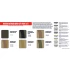 Acrylic Paint Set for Airbrush - Modern German Army AFV since 1955 (17ml x 8)