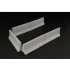 1/48 Modern Concrete Road Barriers