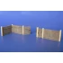 1/72 Wooden Corral resin set