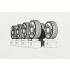 1/35 JGSDF Type 16 Wheels for Tamiya kits