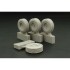 1/48 Hmmwve (Hummer) Aggressive Pattern Wheels for Tamiya kits