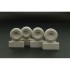 1/48 Hmmwve (Hummer) Aggressive Pattern Wheels for Tamiya kits