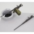 1/35 M2 Browning TD M10 Gooseneck Pintle #B (Correct End Pintle for GMC M10)