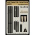 1/24 Luftwaffe Fighters Seatbelts - Late (Laser Cut)
