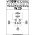 1/32 German Hansa-Brandenburg W.29 Super Detail Set for Wingnut Wings kit