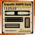 1/32 Sopwith Snipe (early) Seatbelts (Laser Cut) for Wingnut Wing kit