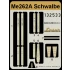 1/32 Messerschmitt Me 262A Schwalbe Seatbelts (Laser Cut)