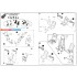 1/32 Boeing B-17 Flying Fortress Seats and Seatbelts (Laser Cut) for HK Models