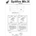 1/32 Supermarine Spitfire Mk.IX Seatbelts(Laser Cut) & Paint Masks for Tamiya (Basic Line)