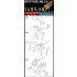 1/48 Supermarine Spitfire Mk.I/Mk.V Seatbelts for Airfix / Tamiya kit (Laser Cut)