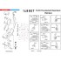 1/48 P-47D Thunderbolt Razorback Seatbelts (Laser Cut)&Paint Masks for Tamiya (Basic Line)