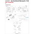 1/32 de Havilland Mosquito FB Mk.VI Stencils for Tamiya kit (Wet Transfers)