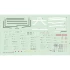 1/32 Vought F4U-1 Corsair Stencils for Tamiya kit (Wet Transfers)