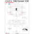1/32 Vought F4U-1 Corsair Stencils for Tamiya kit (Wet Transfers)