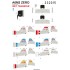 1/32 Mitsubishi A6M2 Zero Stencils for Tamiya kit (Wet Transfers)