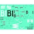1/32 Sopwith F.1 Camel Clerget Stencils for Wingnut Wings kits (water-slide decals)